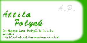attila polyak business card